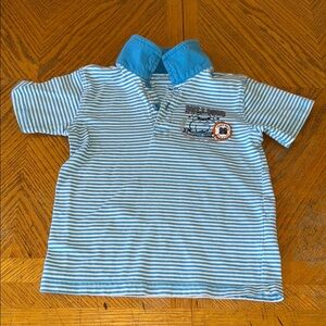 Blue Striped Kids Shirt